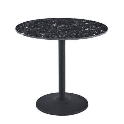 Mmilo New Black Round Dining Table-100cm