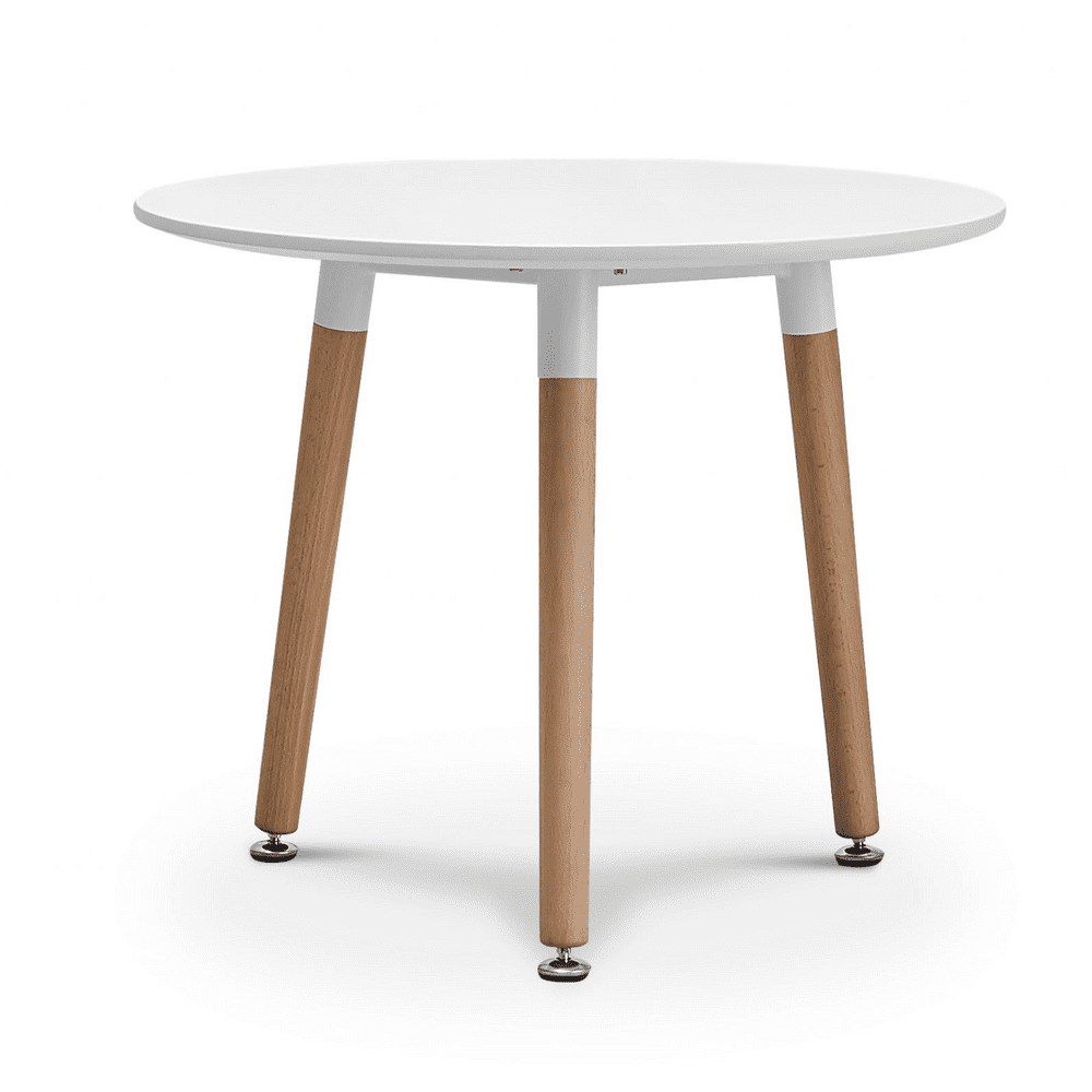 Mmilo White Children Dining Table with Beech legs 60cm