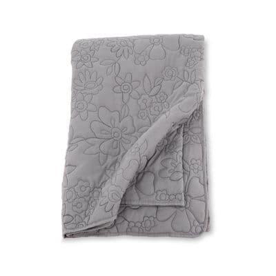 Niki Bedspread Microfiber , Light Grey ,250x150