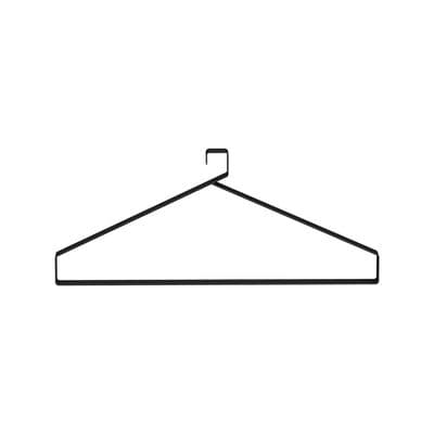Nimes Clothing Hanger 43x18x2.5cm , Black