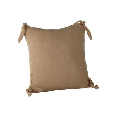 Nora Cushion Cover Linen Viscouse , Brown 40x40
