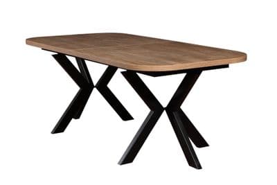 OSLO Rectangle  Oak Laminate Dining Table extendable 200cm-280cm