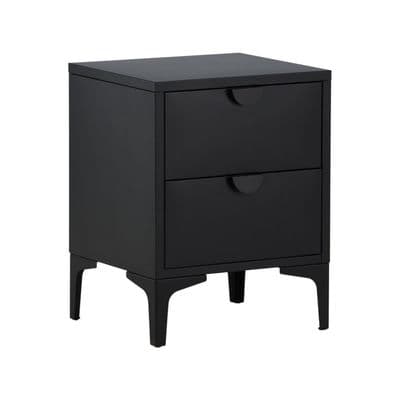 Piring 2 Drawer , Black