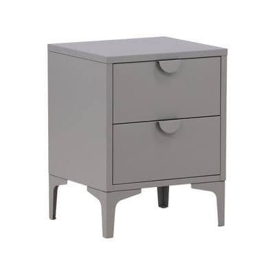 Piring 2 Drawer , Light Grey