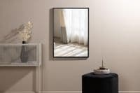 Poster , Curtain , 30x40,Beige
