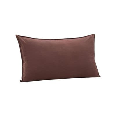 Ronja Cushion Cover Washed Cotton,Brown, 50x90