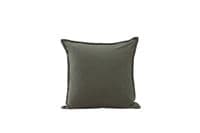 Ronja Cushion Cover Washed Cotton , Green 45x45