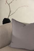 Ronja Cushion Cover Washed Cotton , Grey 45x45