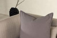 Ronja Cushion Cover Washed Cotton , Grey 45x45