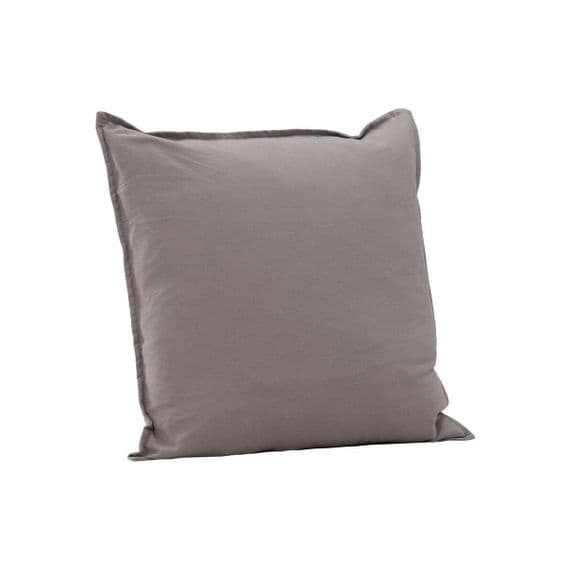 Ronja Cushion Cover Washed Cotton , Grey 45x45