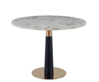 Round Pantheon Dining Table - Art Deco Leg 100cm