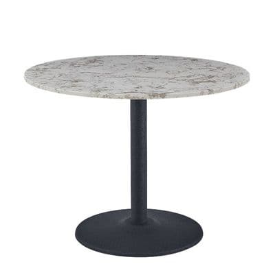 Round Pantheon Dining Table - Black Leg 100cm