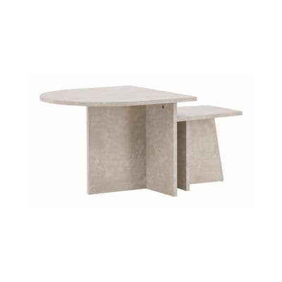 Sala Sofa Table 60x60 cm, 40x40 cm , Beige