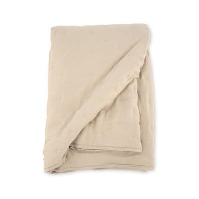 Sally Bedspread Microfiber , Beige , 180x80