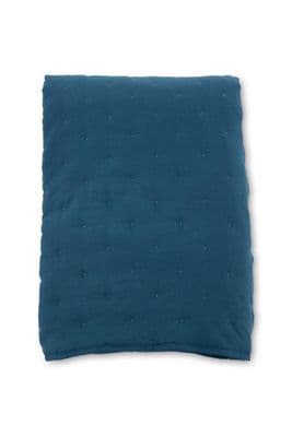 Sally Bedspread Microfiber , Blue, 150x80