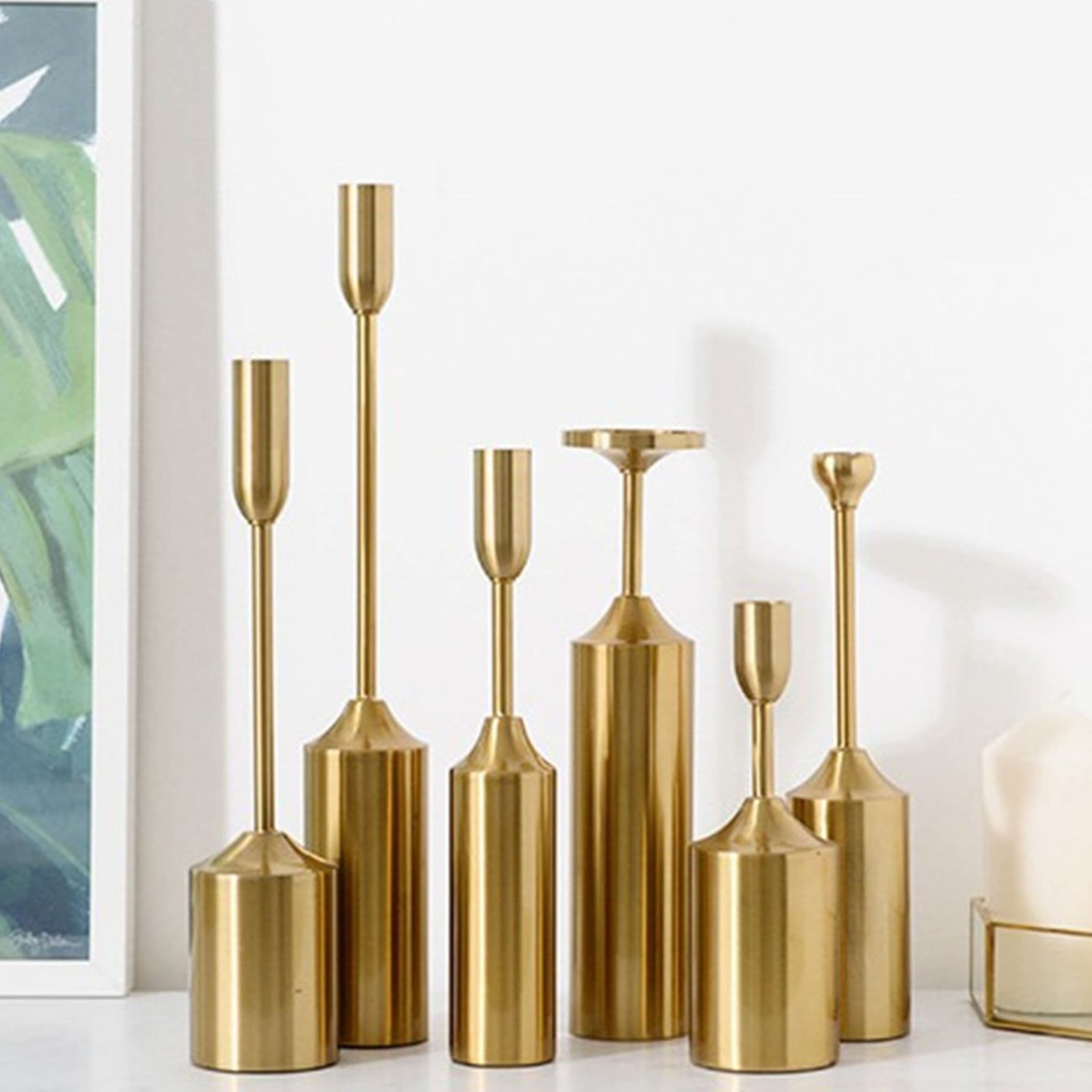 Set of Six Candle Holders