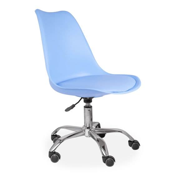 Tulip Office Chair, Blue