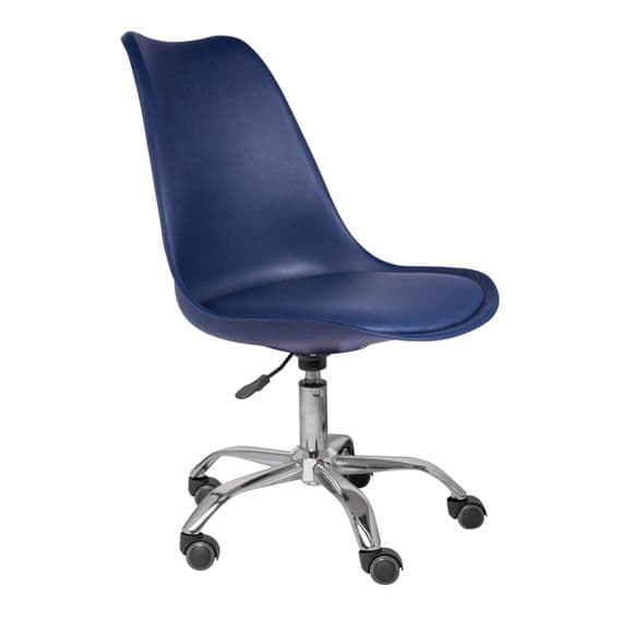 Tulip Office Chair, Deep Blue