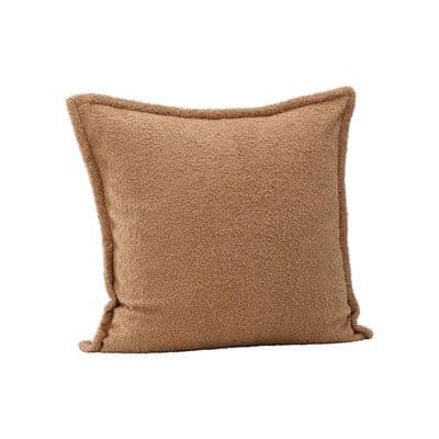 Tuva Cushion Cover Teddy fur , Beige 60x60