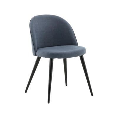 Velvet Dining Chair 2 pack , Blue Fabric
