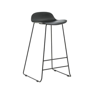 Wave Bar Chair 2 pack , Black