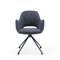 x2 Ioannis Pyramid Style Dining Chairs- Blue