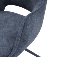 x2 Ioannis Pyramid Style Dining Chairs- Blue