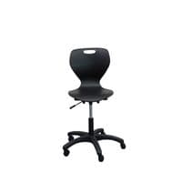 x2 SCM Swivel Office Chair with Adjustable Seat-Black