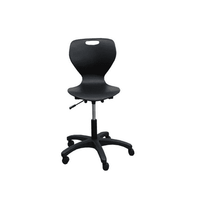 x2 SCM Swivel Office Chair with Adjustable Seat-Black