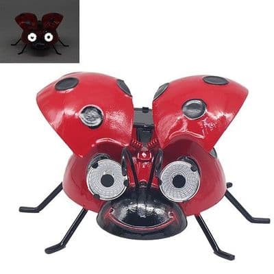 Bright Eyes Ladybird Solar LED Small 17cm