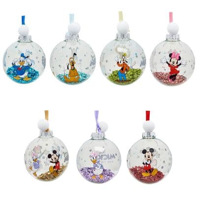 Christmas Baubles Disney Characters Mickey & Friends