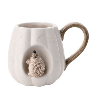 Country Living White Ceramic Hedgehog Mug