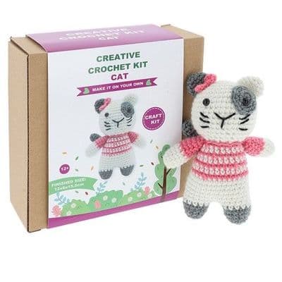 Creative Crochet Craft Kit for 12+ - Cute cat