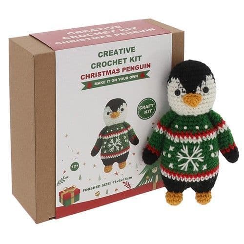 Creative Crochet Craft Kit for 12+ - Penguin