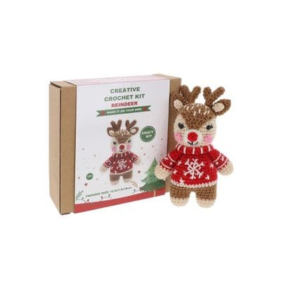 Creative Crochet Craft Kit for 12+ - Reindeer