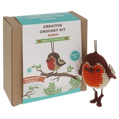 Creative Crochet Craft Kit for 12+ - Robin