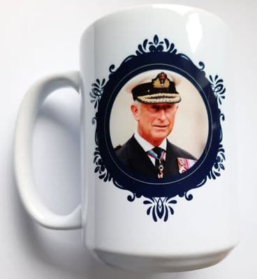 King Charles III Commemorative White TANKARD Mug Made in UK