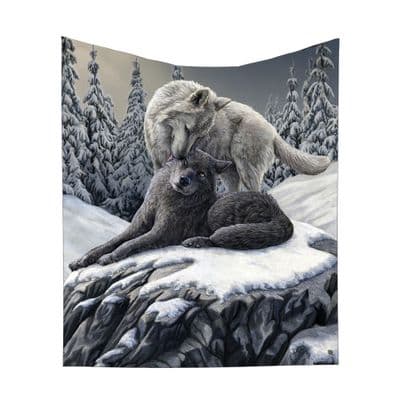 Lisa Parker Snow Kisses Throw 160cm