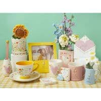 Love Life Ceramic Floral Cup & Saucer, Boxed - Little Things