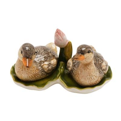 Mallard Duckling Salt and Pepper Set, 3D Ceramic