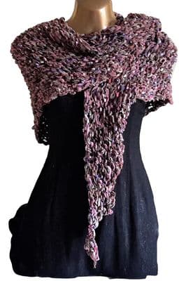 MVL Designs Rosalie - An Original Lightweight Triangular Shawl