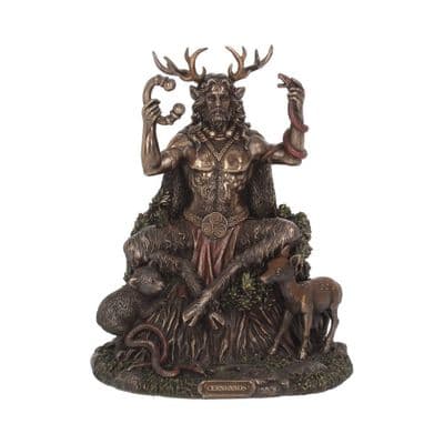 Nemesis Now Cernunnos, Lord of the Forest Bronzed Statue Figurine 23cm