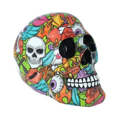 Nemesis Now Graffiti Skull Calypso 19cm