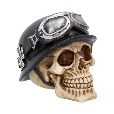 Nemesis Now Iron Cross Skull 15.5cm