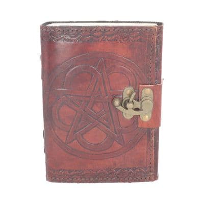 Nemesis Now Pentagram Leather Embossed Journal & Lock