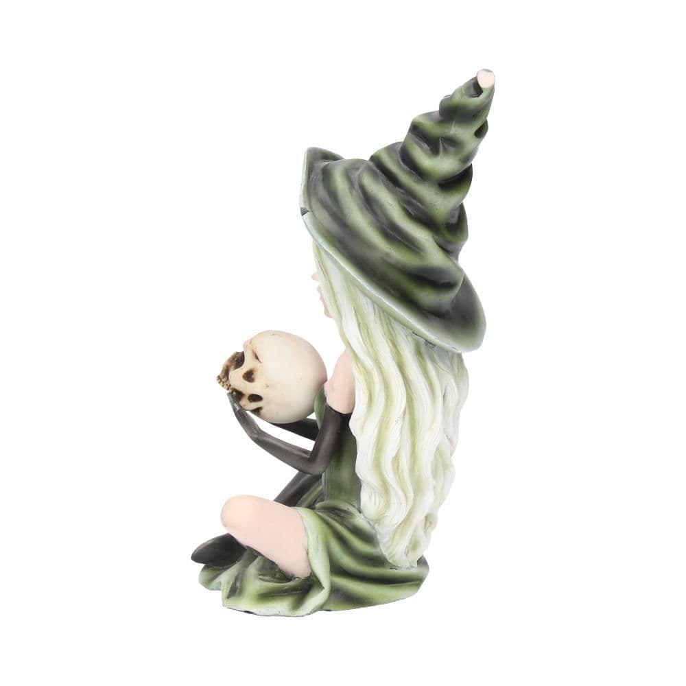 Nemesis Now Figurine Crâne Rose Ivoire 16,5 Cm - Décoration Gothique Romantique