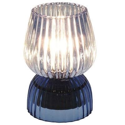 Posh LED Lamp Ball Lines Blue 13cm