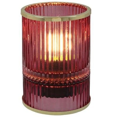 Posh LED Lamp Large Lines Purple 15cm