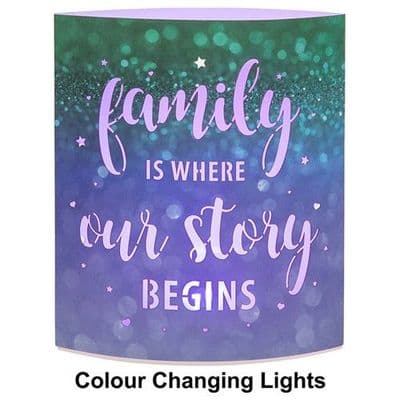 Shudehill Giftware Starlight Lantern - Colour Changing LED - Family