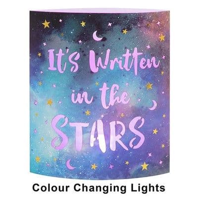 Shudehill Giftware Starlight Lantern - Colour Changing LED - It's Written in the Stars